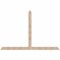 Ekena Millwork Portland Smooth Timber Gable Bracket, Douglas Fir, 108"W x 72"H x 1 1/2"D x 5 1/2"F, 16/12 Pitch GBW108X72X0206POR00SDF - alternate 1